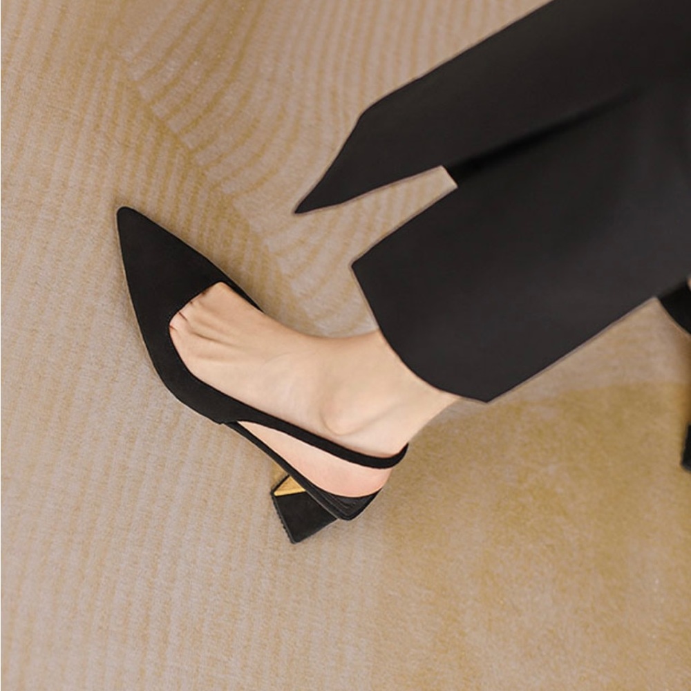 Zara shoes block heel